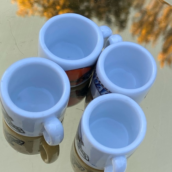 COLLECTABLE VINTAGE NFL MINIATURE MINI COFFEE CUP MUG LOT OF 4 - Picture 12 of 17